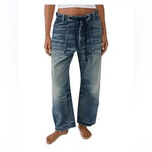 Free People Moxie Barrel Boyfriend Jeans